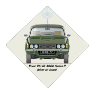 Rover P6 3500 (Series II) 1970-77 Car Window Hanging Sign